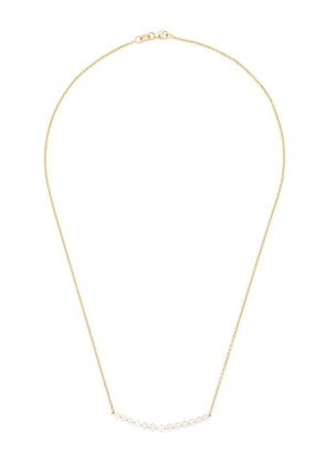 Anita Ko 18kt yellow gold Crescent diamond necklace