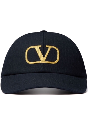 Valentino Garavani VLogo Signature embroidered baseball cap - Blue