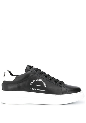 Karl Lagerfeld logo low-top sneakers - Black