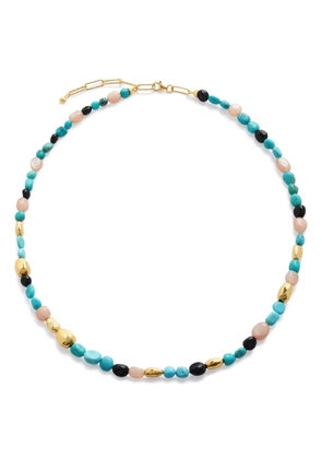 Monica Vinader Rio beaded turquoise necklace - Blue