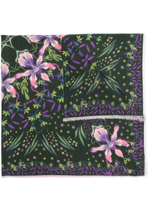 Givenchy all-over floral-print scarf - Green