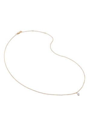 Monica Vinader 14kt recycled yellow gold diamond necklace