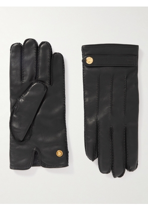 TOM FORD - Cashmere-Lined Full-Grain Leather Gloves - Men - Black - 8.5