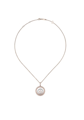 Chopard Mixed Gold And Diamond Happy Spirit Necklace