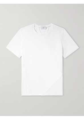 POST ARCHIVE FACTION - 6.0 Paneled Cotton-Jersey T-Shirt - Men - White - XS