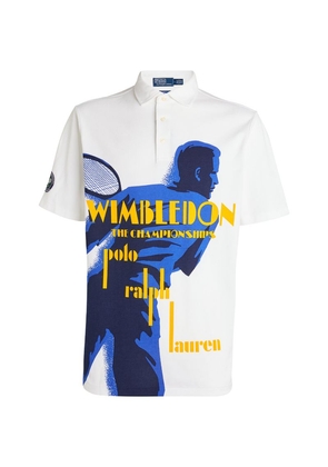 Rlx Ralph Lauren X Wimbledon Graphic Print Polo Shirt