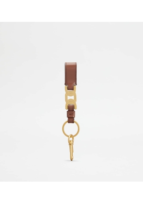 Tod's - Kate Key Holder in Leather, BROWN,  - Wallets