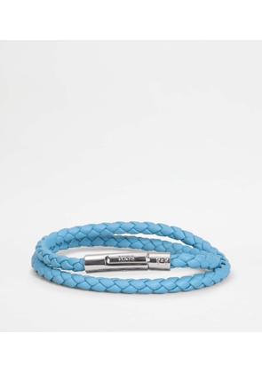 Tod's - MyColors Bracelet in Leather, LIGHT BLUE,  - Accessories