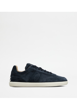 Tod's - Tabs Sneakers in Suede, BLUE, 6 - Shoes