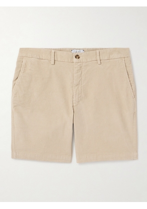 Mr P. - Straight-Leg Organic Cotton-Blend Corduroy Shorts - Men - Neutrals - 28