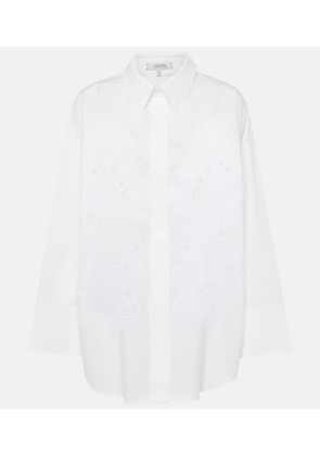 Dorothee Schumacher Poplin Power oversized cotton-blend shirt