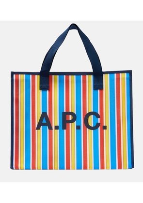 A.P.C. Johanna striped tote bag