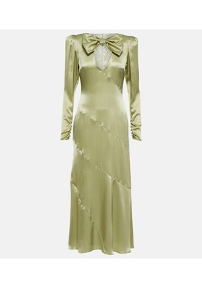 Alessandra Rich Embellished silk gown