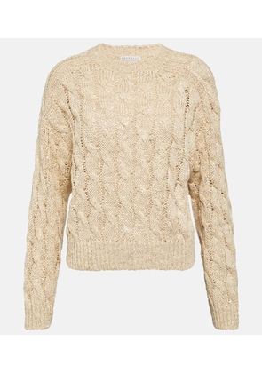 Brunello Cucinelli Cable-knit embellished sweater