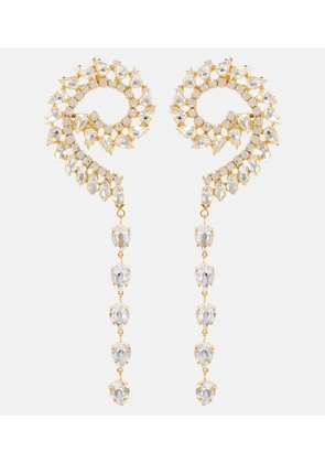 Magda Butrym Embellished spiral drop earrings