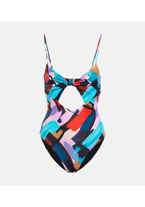 Rebecca Vallance Malaga printed swimsuit