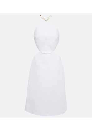 Pucci Cutout cotton-blend midi dress