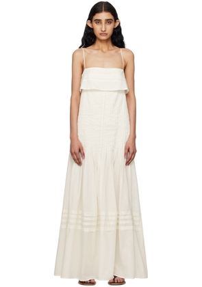 Staud Off-White Kristina Maxi Dress
