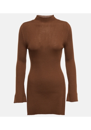 Wolford Ribbed-knit wool sweater