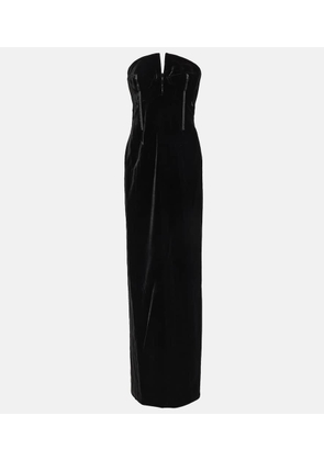 Tom Ford Strapless velvet gown