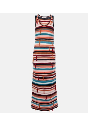 Dorothee Schumacher Moment of Joy striped cashmere-blend maxi dress