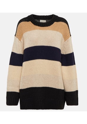 Khaite Jade striped cashmere sweater