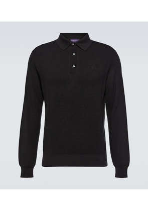 Ralph Lauren Purple Label Silk and cotton polo shirt