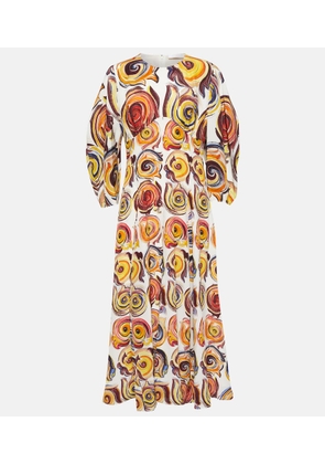 Chloé Printed silk maxi dress