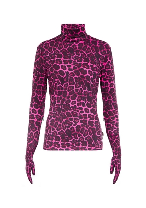 Goldbergh Temptress jaguar-print gloved ski top