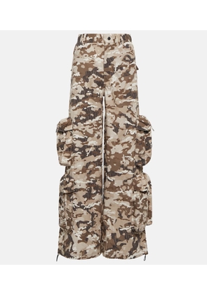 Amiri Camouflage cotton cargo pants