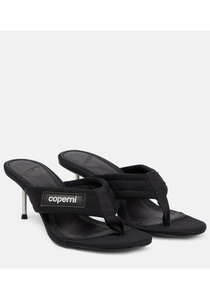 Coperni Canvas thong sandals
