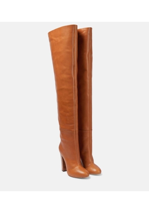 Giambattista Valli Leather knee-high boots