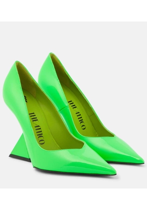 The Attico Cheope patent leather wedge pumps