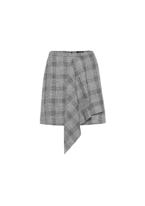 Isabel Marant Doleyli checked cotton and wool skirt