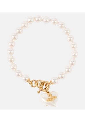 Vivienne Westwood Sheryl faux pearl gold-plated bracelet
