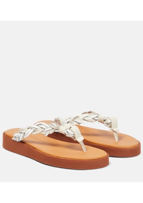 See By Chloé Pompoms leather sandals
