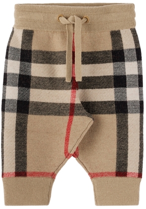 Burberry Baby Beige Check Lounge Pants