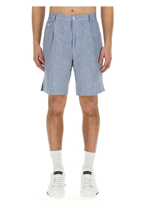 Dolce & Gabbana Linen Bermuda Shorts