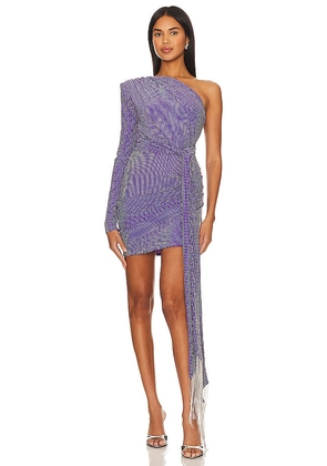 Bronx and Banco Starlight Mini Dress in Purple. Size S, XS.