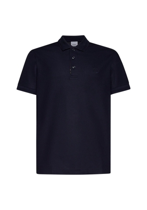 Burberry Logo Embroidered Short Sleeved Polo Shirt