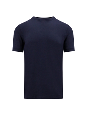 Giorgio Armani Dark Blue Viscose T-Shirt