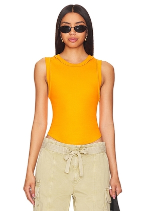 Free People Kate Tee in Yellow. Size M, S, XL, XS.