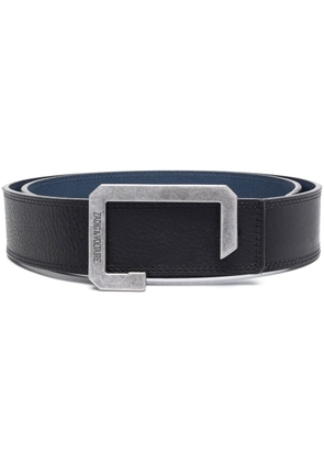 Zadig&Voltaire La Reversible leather belt - Black