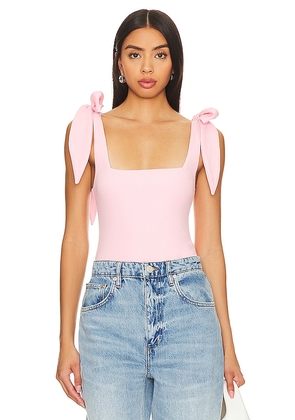 Show Me Your Mumu Gidget Bodysuit in Pink. Size XL, XS.