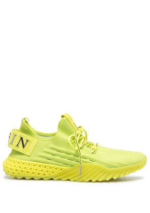 Philipp Plein Runner Iconic lace-up sneakers - Yellow