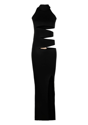 Aya Muse Dione cut-out maxi dress - Black
