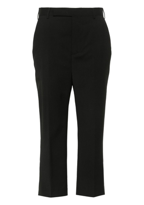 Rick Owens pressed-creased tapered trousers - Black