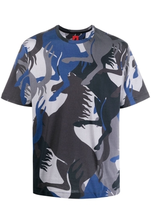 Ferrari camouflage logo-print T-shirt - Black
