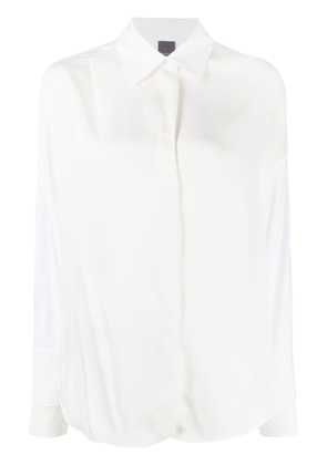 Lorena Antoniazzi layered-sleeve shirt - White