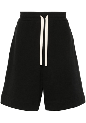 Jil Sander jersey track shorts - Black